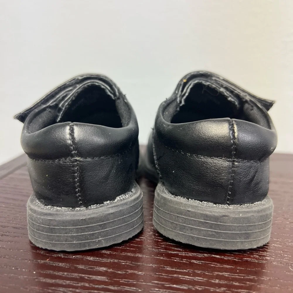 Tiny‎ Toes-Black Baby Shoes with Velcro, Size:3, Pre-Owned